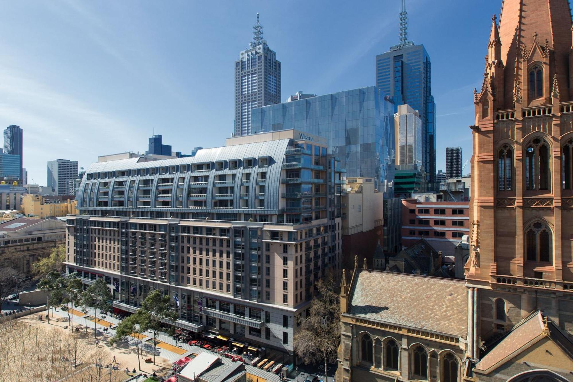 Hotel The Westin Melbourne Esterno foto The proposed apartment building